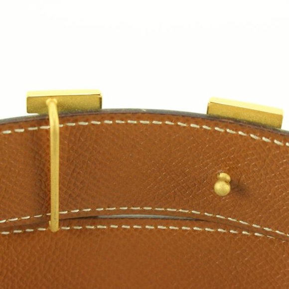 Hermès 32mm Black x Brown Reversible H Logo Belt Kit 97he719s display picture 1